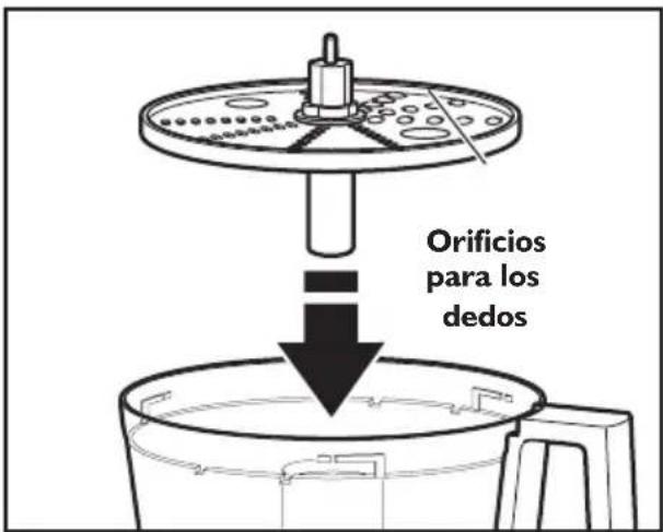 KITCHENAID KFP0711CU - como instalar el disco rebanador reversible - 2