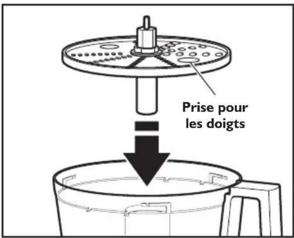 KITCHENAID KFP0711CU - Assemblage de la rape réversible - 2