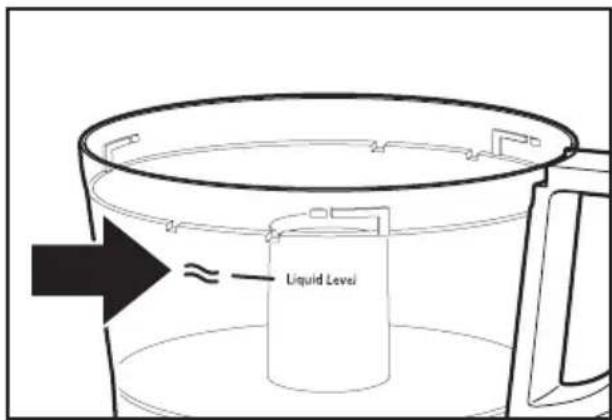 KITCHENAID KFP0711CU - Nivel máximo de liquido - 1