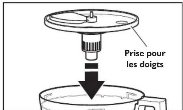 KITCHENAID KFP0711CU - Assemblage du disque à trancher régliable - 2