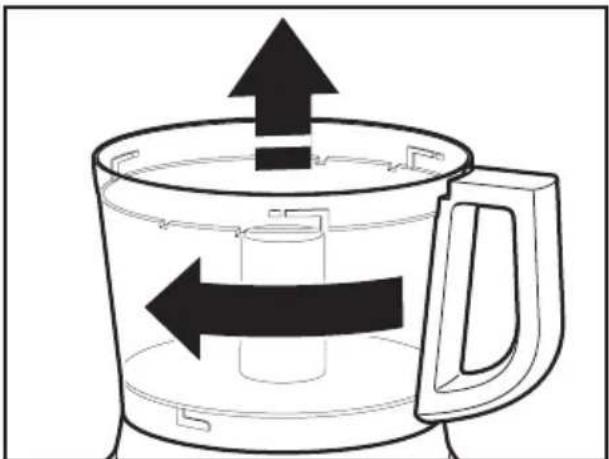 KITCHENAID KFP0711CU - Cómo retirar los alimentos procesados - 4