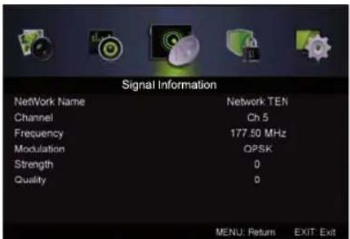 LENCO LED3213 - Signal Information - 1