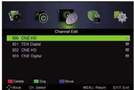 LENCO LED3213 - Channel Edit - 1