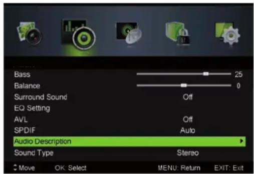 LENCO LED3213 - Geluidsmenu (Sound Menu) - 2