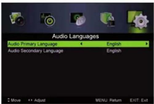 LENCO LED3213 - Idiomas de audio - 1