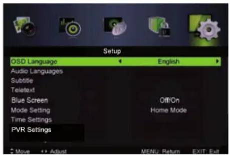 LENCO LED3213 - Installingenmenu (Setup Menu) - 1