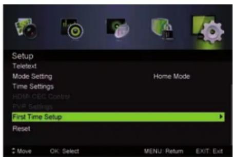 LENCO LED3213 - Installingenmenu (Setup Menu) - 2