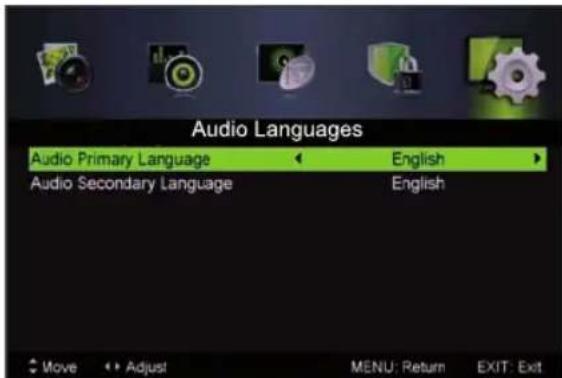 LENCO LED3213 - Audio Languages - 1