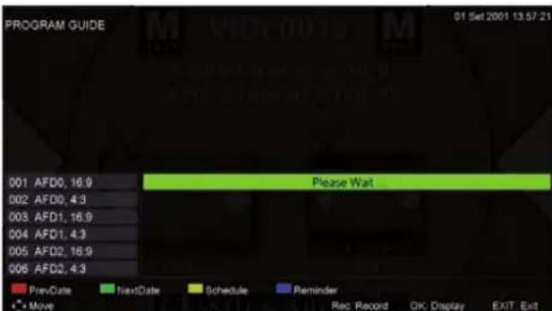 LENCO LED3213 - Menu EPG - 1