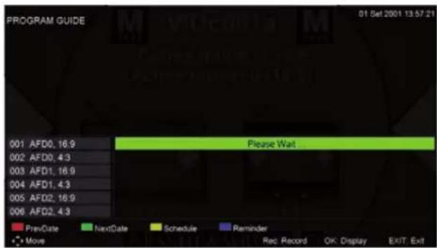 LENCO LED3213 - EPG-Menu - 1