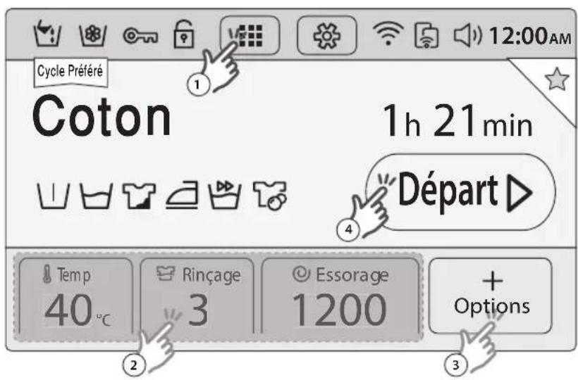 SAMSUNG WW10H9600EW - Démarrage facile - 1