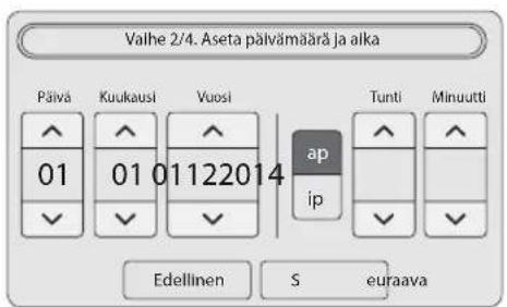SAMSUNG WW10H9600EW - VAIHE 2 - Aseta paivamaara ja aika - 1