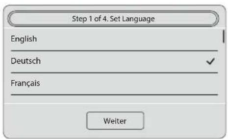 SAMSUNG WW10H9600EW - SCHRITT 1 - Sprache einstellen - 1