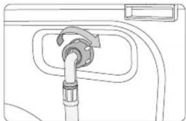 SAMSUNG WW10H9600EW - Étape 4: raccorder le tuyau d'arrivée d'eau - 6