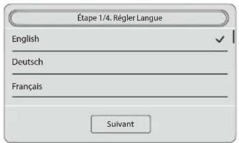 SAMSUNG WW10H9600EW - Étape 1: régler langue - 1