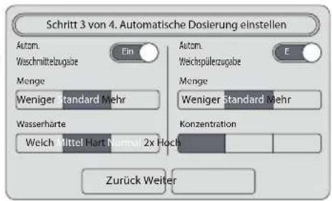 SAMSUNG WW10H9600EW - SCHRITT 3 - Automatische Dosierung einstellen - 1