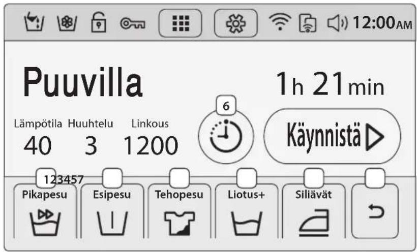 SAMSUNG WW10H9600EW - Pikapaneelirivi - 4