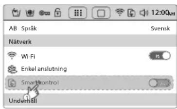 SAMSUNG WW10H9600EW - Tryck på installationsikonen ochwäj Smart Control (Smart kontroll) i menyn Network (Nätverk). - 2
