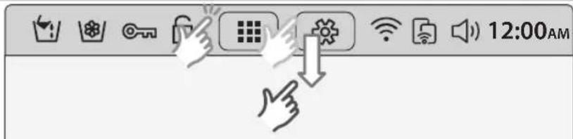 SAMSUNG WW10H9600EW - Barra rápida de paneles - 1