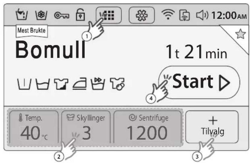 SAMSUNG WW10H9600EW - Enkle trinn for a starte - 1