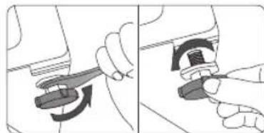 SAMSUNG WW10H9600EW - TRINN 3 - Juster de justerbare fottene - 1