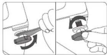 SAMSUNG WW10H9600EW - STAP 3 - De stelpoten afstellen - 1