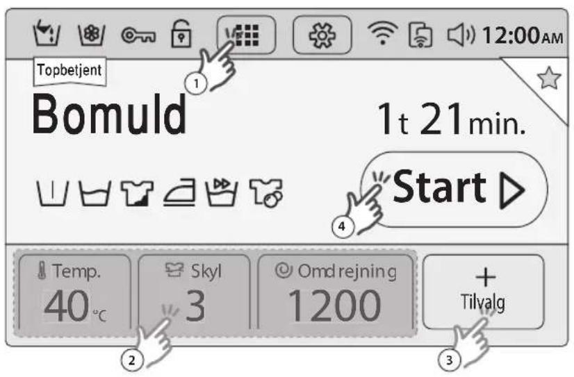 SAMSUNG WW10H9600EW - Enkle trin til start - 1