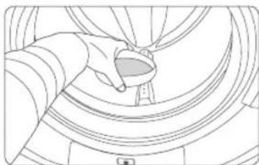 SAMSUNG WW10H9600EW - Manuel pafyldning - 2