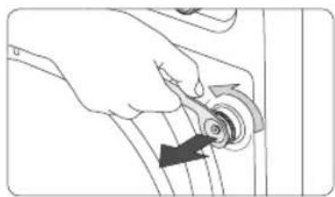 SAMSUNG WW10H9600EW - STAP 2 - De transportbauten verwijderen - 1