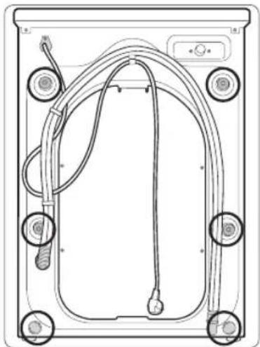 SAMSUNG WW10H9600EW - SCHRITT 2 - Entfern der Transportsicherungen - 3