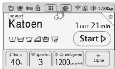 SAMSUNG WW10H9600EW - Tik op het pictogram Setup (Instellingen) en selecteer Smart Control in het menu Network (Netwerk). - 1