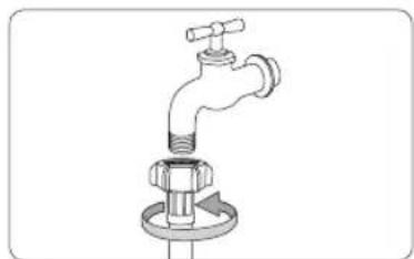 SAMSUNG WW10H9600EW - Étape 4: raccorder le tuyau d'arrivée d'eau - 8