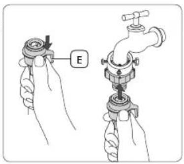 SAMSUNG WW10H9600EW - TRINN 4 - Koble til vannslangen - 5