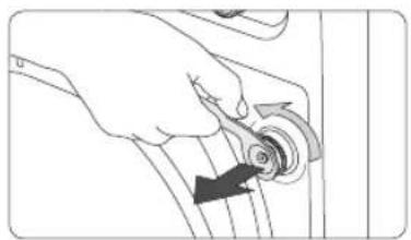 SAMSUNG WW10H9600EW - STEG 2-Ta bort transportskruvarna - 1