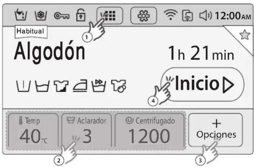 SAMSUNG WW10H9600EW - Sencillos pasos para comenzar - 1