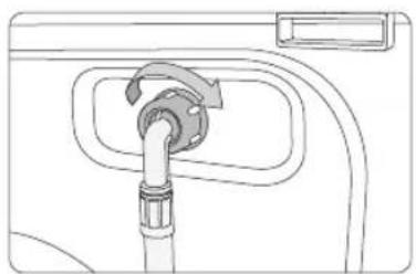 SAMSUNG WW10H9600EW - STAP 4 - De waterslang aansluten - 6