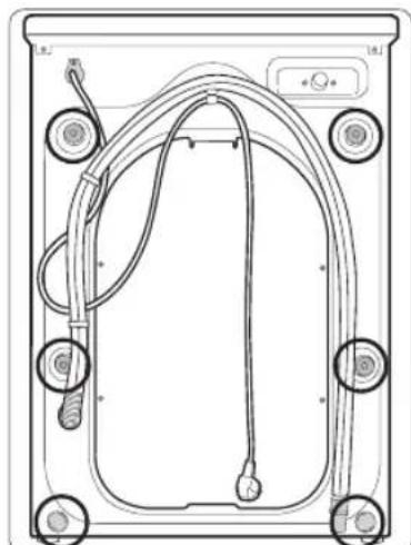 SAMSUNG WW10H9600EW - ETAPE 2: retirer les vis de transport - 3