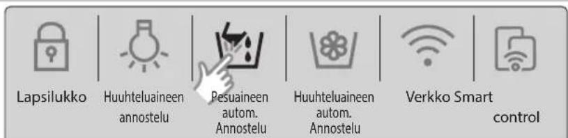 SAMSUNG WW10H9600EW - Pikapaneelirivi - 2