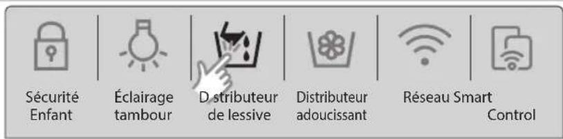 SAMSUNG WW10H9600EW - Barre d'accès rapide - 2