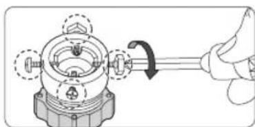 SAMSUNG WW10H9600EW - PASO 4 - Conexión de la manguera de agua   Conecte la manguera de suministro de agua a la calidad de agua. - 2