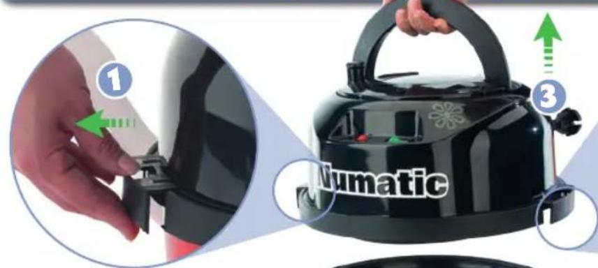 Numatic PPR200A - Using your machine -Arbeiten mit der Maschine Utilisation de la machine -De machine gebriken - 17