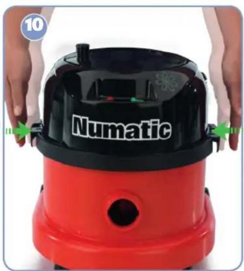 Numatic PPR200A - Using your machine -Arbeiten mit der Maschine Utilisation de la machine -De machine gebriken - 25