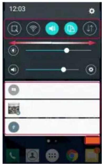 Komu K8 - Het notificatieschem openen - 2