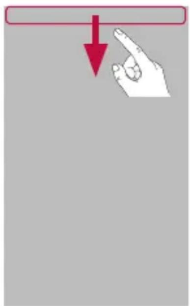 Komu K8 - Ouvrir le volet Notifications - 1