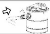 PowerPlus POWX308 - Fleksibel slange - 1