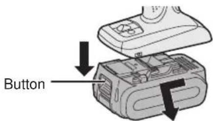PANASONIC EY74A1X - To remove the battery pack: - 1
