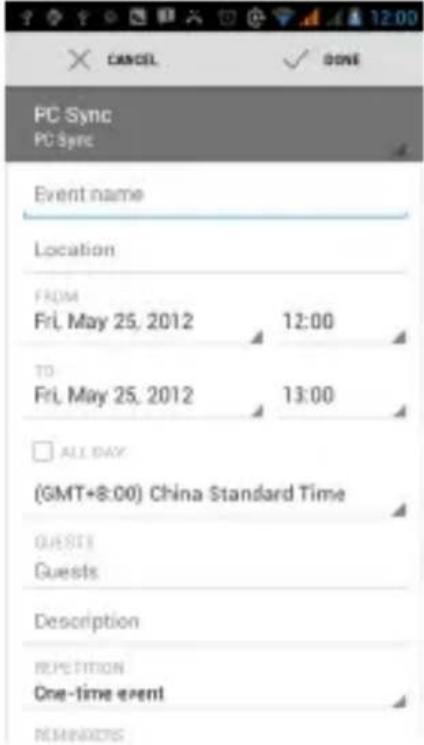 Sunstech uSUN200 - Calendrier - 1