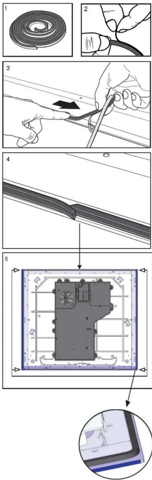 HOTPOINT KIB 644 C E - Installation of the safety washer - 1