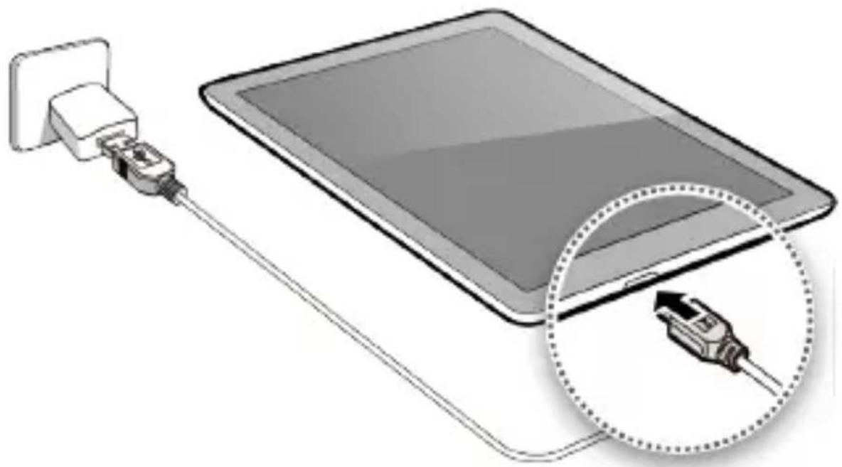 HUAWEI MediaPad 10 Link+ - Carregar a bateria - 1