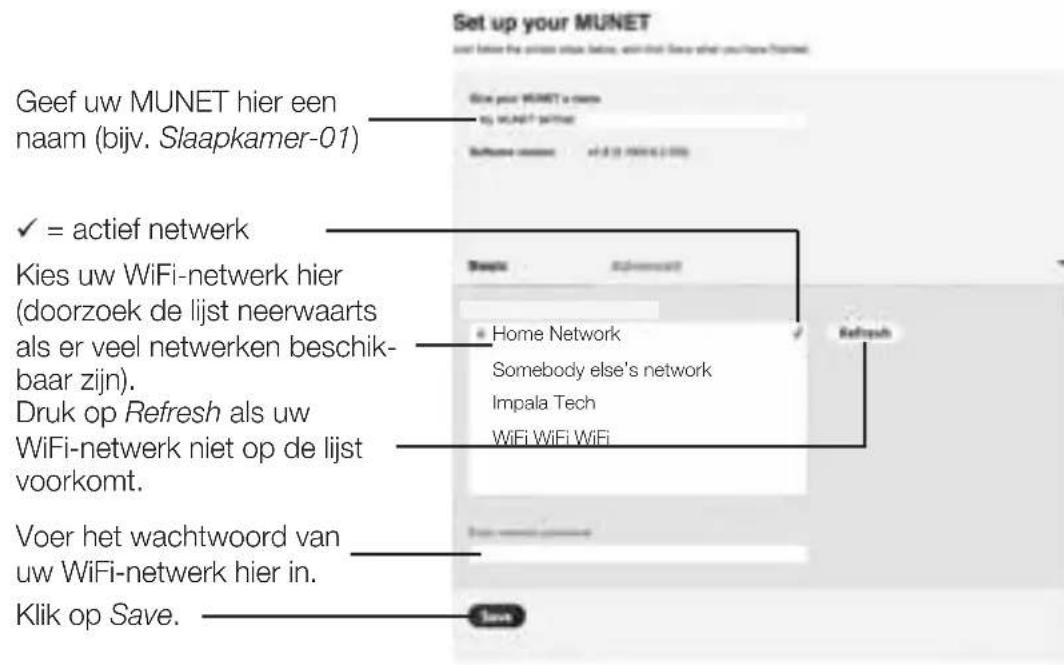 PEAQ Munet Smart PMN300B - Opzetten van de WiFi-verbinding - 1